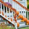 6FT Fall Garland, Fall Maple Leaf Garland Decor with Velvet Pumpkin
